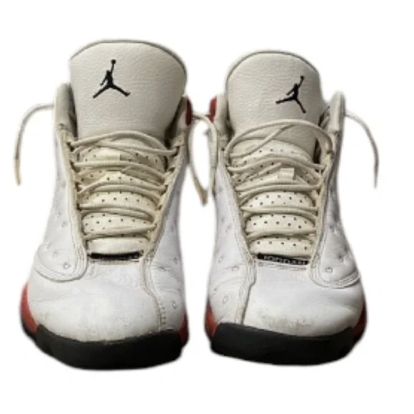 Air Jordan 13 Retro BG Shoes Men Sz 10 White High-top Sneakers 2016 414574-122